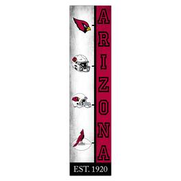 Fan Creations - Arizona Cardinals 6" x 24" Progression Wood Sign - Multicolor