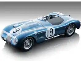 Jaguar C-Type #19 "Ecurie Ecosse" Winner "BARC Goodwood" 1954 "Mythos Series" 1/18 Model Car by Tecnomodel