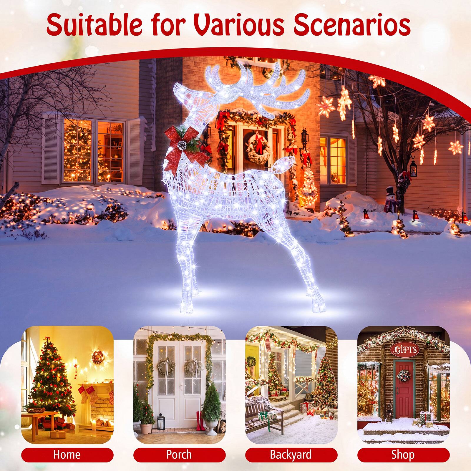 Suitable for Various Scenarios

GIFTS

Home  
Porch  
Backyard  
Shop