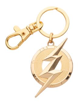 DC Universe - DC Comcis The Flash Chest Plate Keychain - Gold