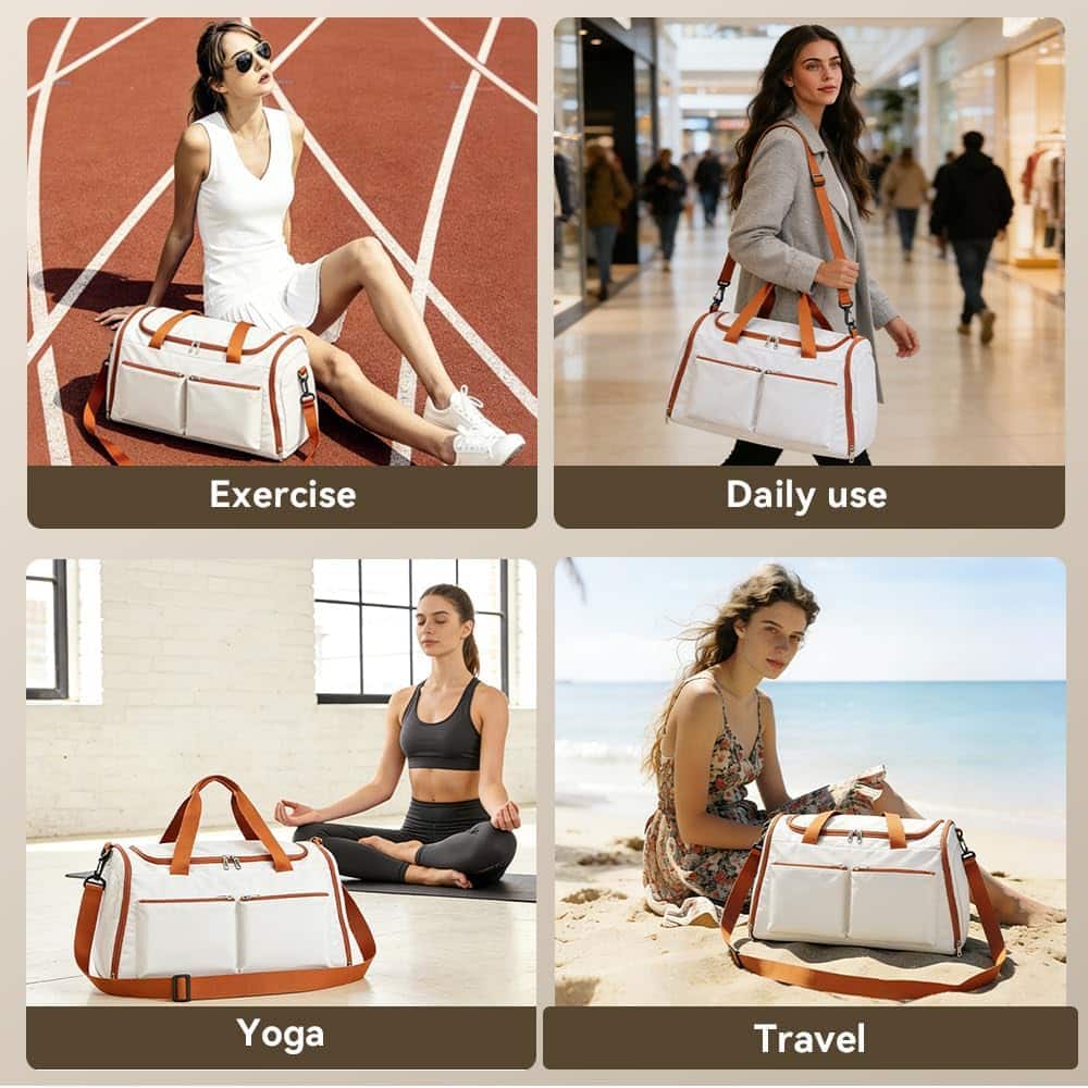 Quick Deer 44L Multi Pocket Sports Duffel Bag for Travel & Gym