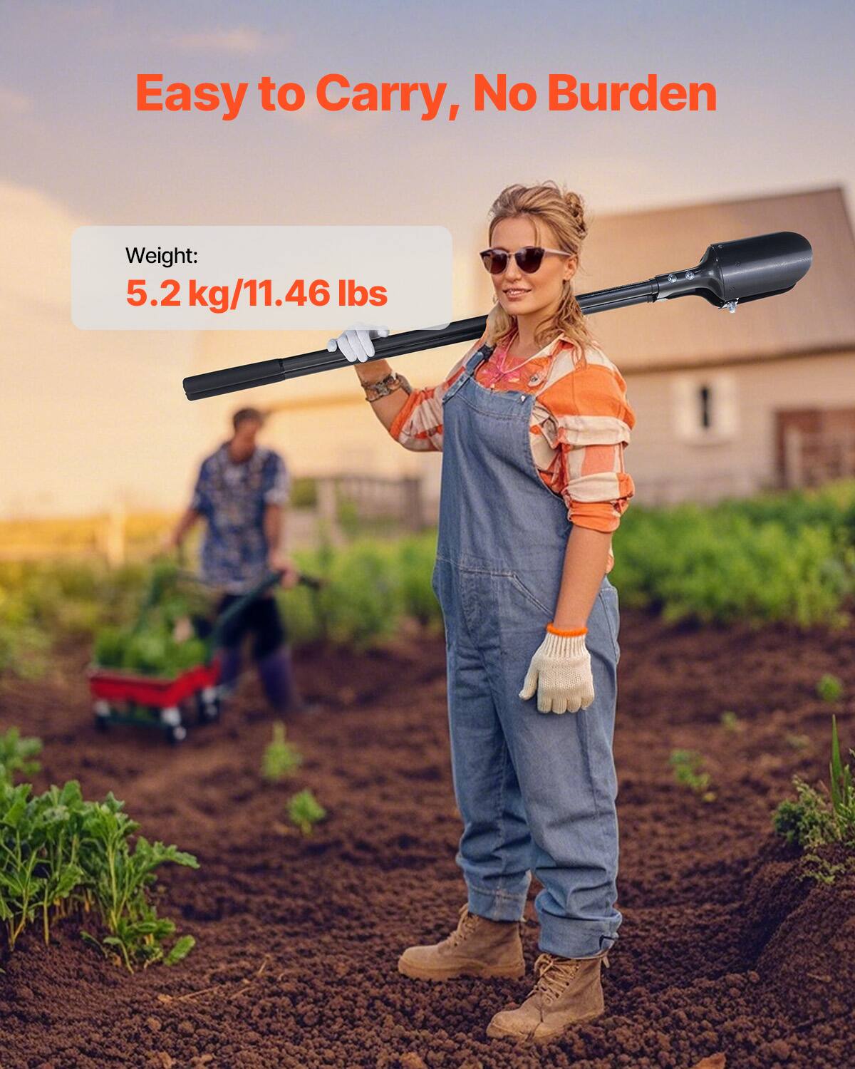 Easy to Carry, No Burden

Weight: 5.2 kg/11.46 lbs