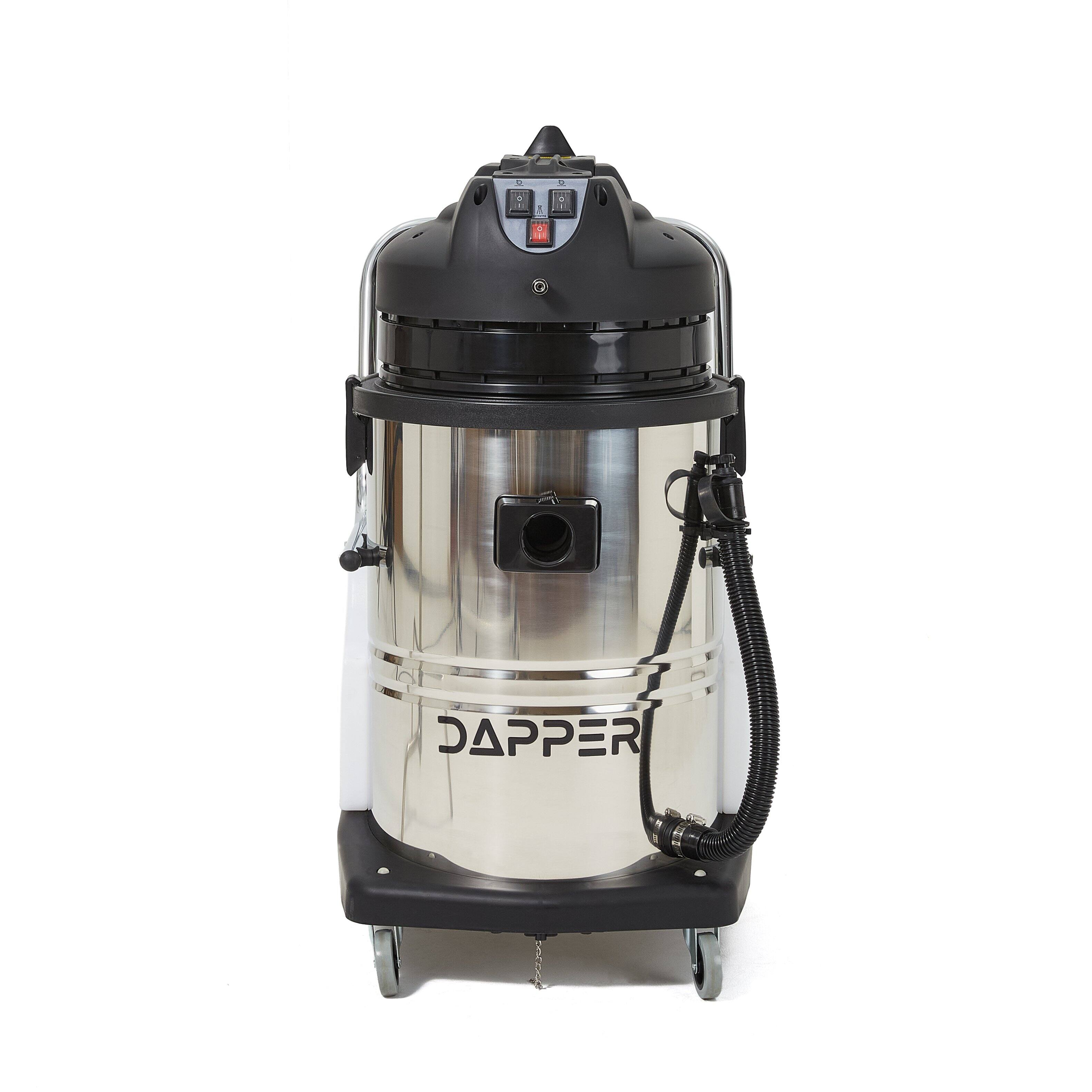 Alt View 6. Dapper Supply - Commercial 4-in-1 Wet/Dry Vacuum & Carpet Extractor, 116 PSI, 5.3 Gal Solution, 16 Gal Recovery, 2-Year Warranty - Gray.