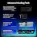 Advanced Cooling Tech
- Open aluminum backplate improves ventilation for better performance and stability.
- Stealth Mode stops fans when GPU temperature falls below 50°C.
- Ultra-dense heat fins to maximize heat dissipation.
- Improved Axial-Fans: Redesigned blades push up to 15% more airflow.
PNY GEFORCE RTX 5060 Ti PNT