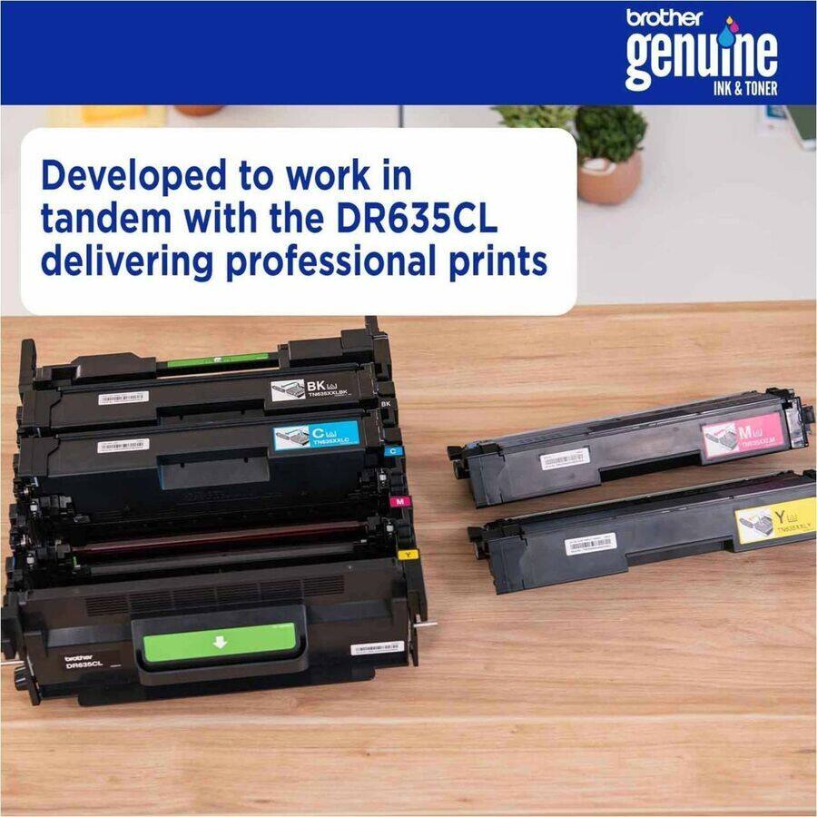 brother genuine INK & TONER Developed to work in tandem with the DR635CL delivering professional prints