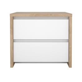 Tvilum - Next 17-Inch Tall 2-Drawer Nightstand End Table - Brown