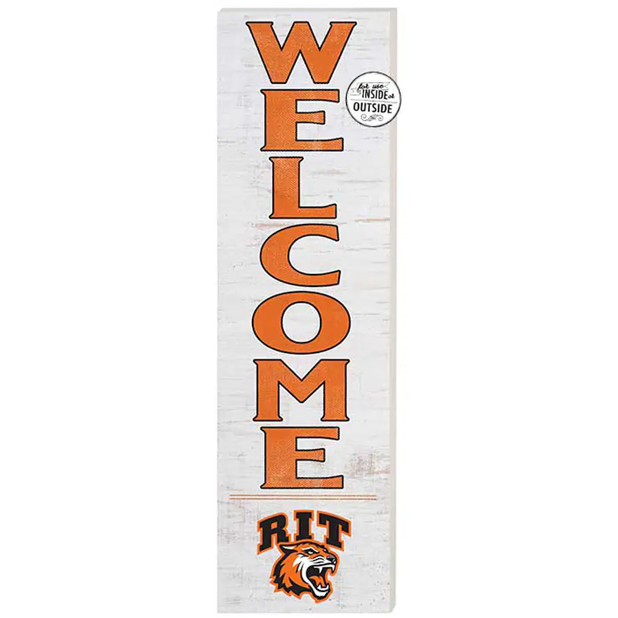 Rochester Welcomesign Jardine Rochester Institute of Technology Tigers 10'' x 35'' Indoor ...