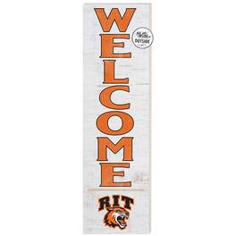 Jardine - Rochester Institute of Technology Tigers 10'' x 35'' Indoor/Outdoor Welcome Sign - White