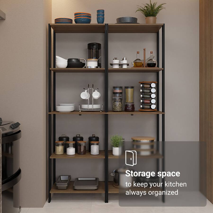 Kitchen Storage Rack A800 Madesa Kitchen Pantry Storage Rack with 10 Open Shelves 47