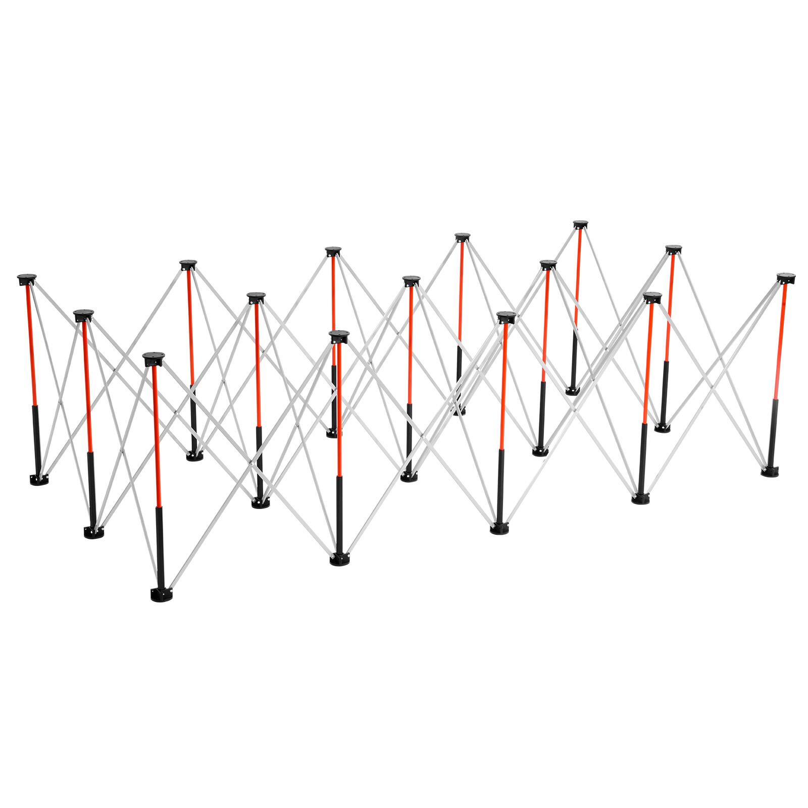 Alt View 5. VEVOR - Portable Folding Workstand, 8.05 x 4.13 ft Collapsible Workbench, 6000 lbs Weight Capacity - Orange.