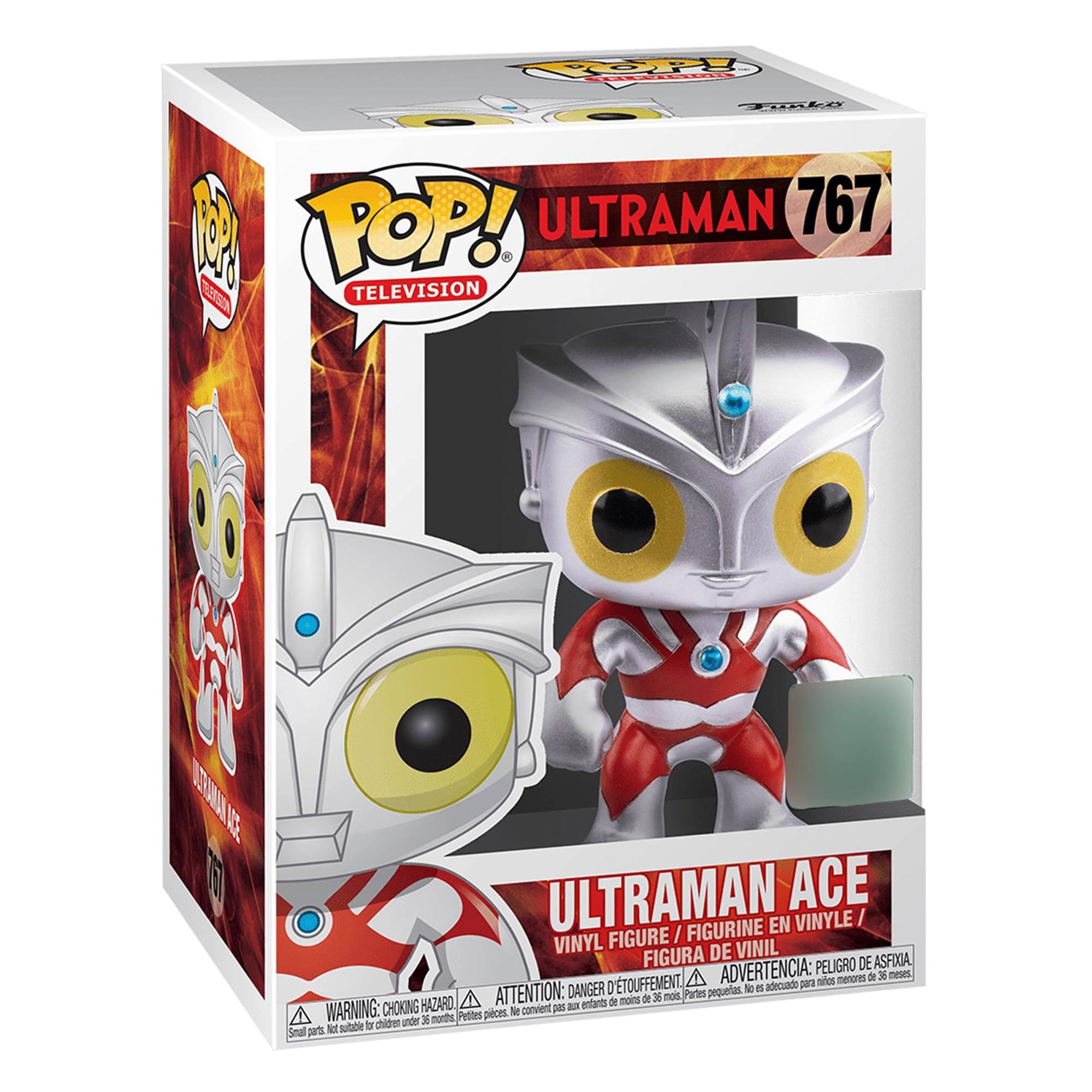 POP! TELEVISION  
ULTRAMAN 767  

ULTRAMAN ACE  
VINYL FIGURE / FIGURINE EN VINYLE / FIGURA DE VINIL  

WARNING: CHOKING HAZARD - Small parts. Not suitable for children under 3 years.  
ATTENTION: DANGER D'ÉTOUFFEMENT. - Pièces petites. Ne convient pas aux enfants de moins de 3 ans.  
ADVERTENCIA: PELEIGRO DE ASFIXIA. - Piezas pequeñas. No conviene para niños menores de 3 años.