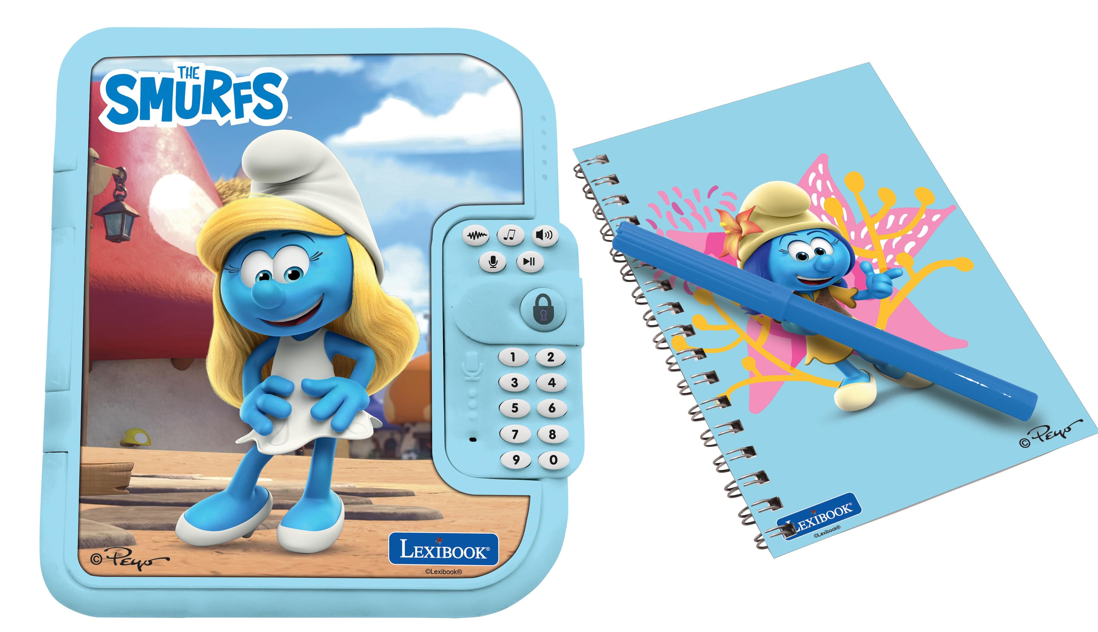 Lexibook - Smurfs Secret Safe Electronic Diary