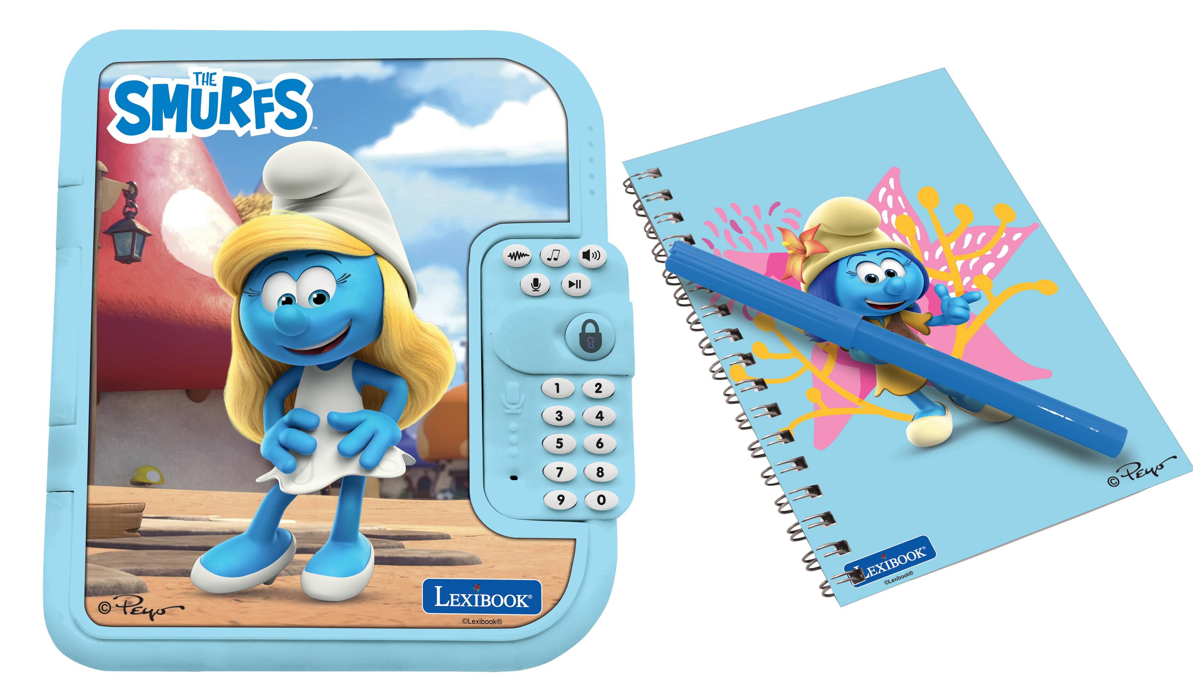 THE SMURFS  
W J (C Il 8 1 2 3 5 7 9 4 6 8 0  
Peyo  
Peyo  
LEXIBOOK  
LEXIBOOK  
CLAUEN LA