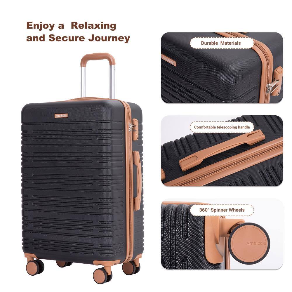 Enjoy a Relaxing and Secure Journey

- Durable Materials
- Comfortable telescoping handle
- 360° Spinner Wheels