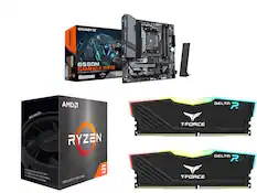 GIGABYTE B550M GAMING X WIFI6
AMD RYZEN 5000 SERIES PROCESSOR
T-FORCE DELTA R MEMORY