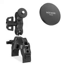 Neewer - Magnetic Phone Mount w/ Super Clamp, for MagSafe - Black