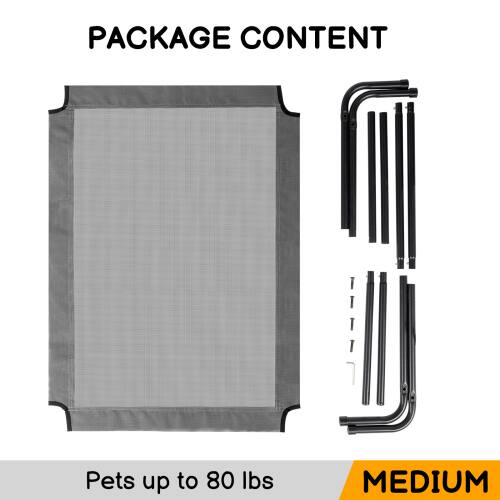 PACKAGE CONTENT

Pets up to 80 lbs

MEDIUM