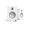 Front. Kanto - TUK 260W Powered Bookshelf Speakers with Headphone Out - USB DAC - Dedicated Phono Pre-amp and Bluetooth - Pair - Matte White.