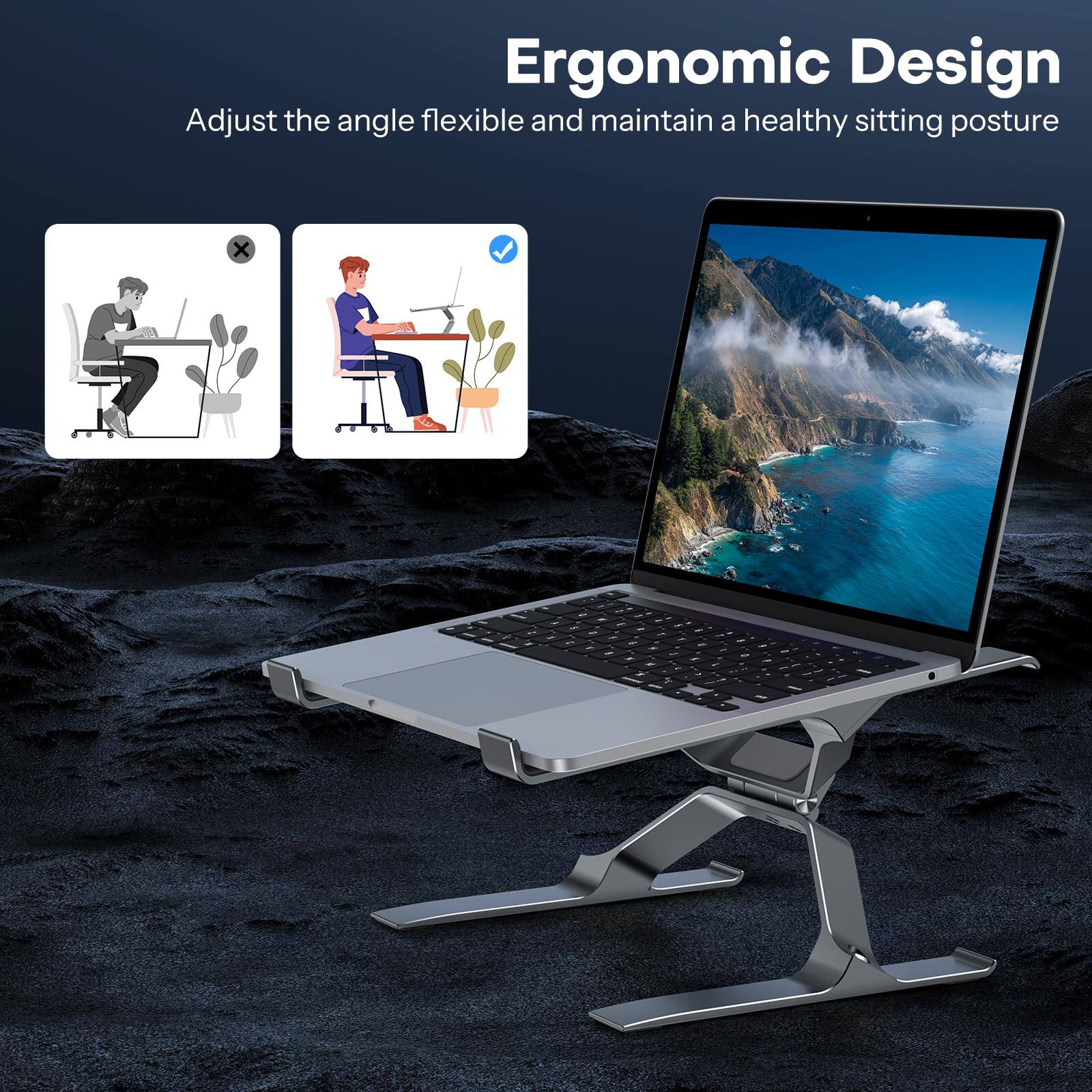 Ergonomic Design  
Adjust the angle flexible and maintain a healthy sitting posture