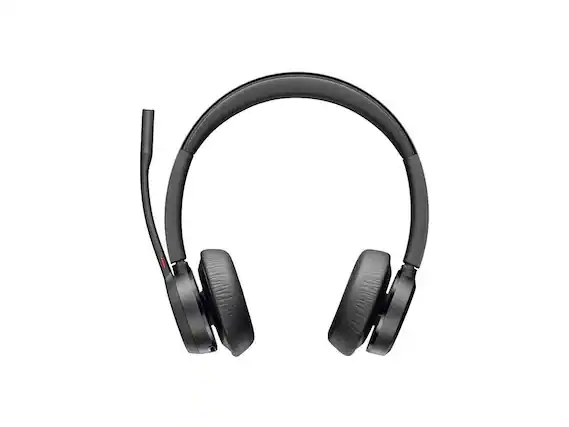 Front. Plantronics - Poly Voyager 4320 USB-A Headset - Stereo/Mono, Bluetooth, USB-A/C, 300 ft, 20 Hz-20 kHz, On-ear, Binaural.