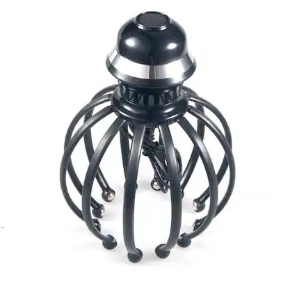 Front. Stock Preferred - Electric Head & Scalp Massager – Rechargeable Stress Relief Device.