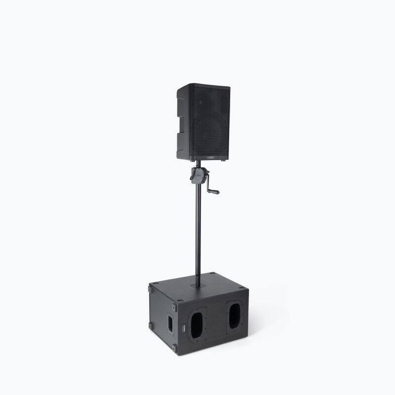 Alt View 4. On Stage Stands - OnStage Crank-Up Subwoofer Pole (SS7747V2) - Black.