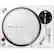 Front. Pioneer DJ - Stereo Turntable - White.