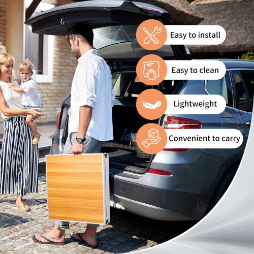 Easy to install  
Easy to clean  
Lightweight  
Convenient to carry