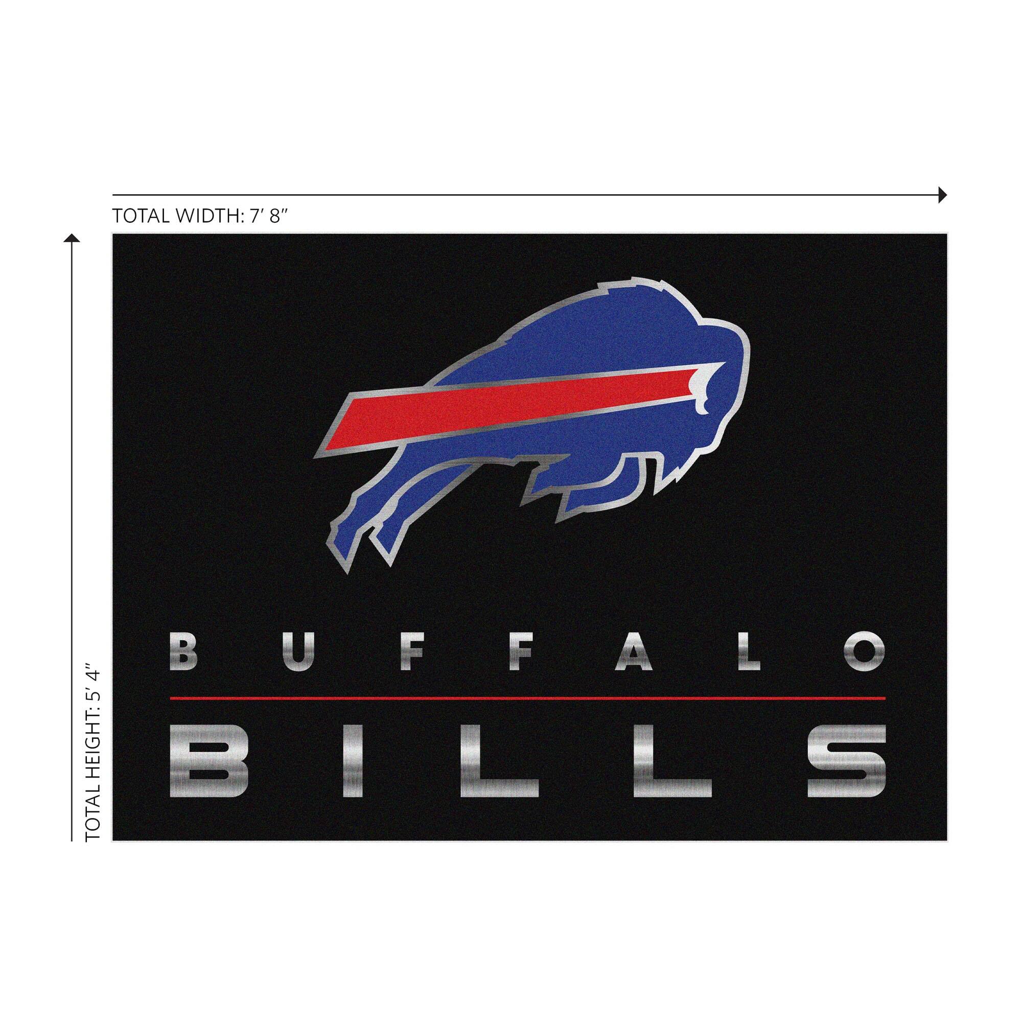 TOTAL WIDTH: 7' 8"  
TOTAL HEIGHT: 5' 4"  
BUFFALO BILLS