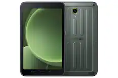Front. Samsung - Samsung Galaxy Tab Active5 8" - 128GB - WiFi - Black - Black.