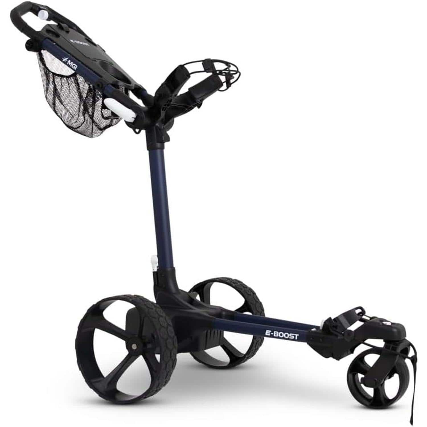 MGI - E-Boost Electric Assisted Golf Push Cart | Provides Extra Assistance with Hills and Terrain | Play up to 14 Holes - Matte Navy price history on PriceWatchPro