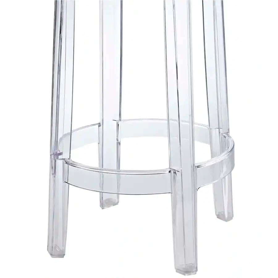 Modus Casper Stool Casper Backless Counter Stool by Modway Clear EEI-171 - Best Buy