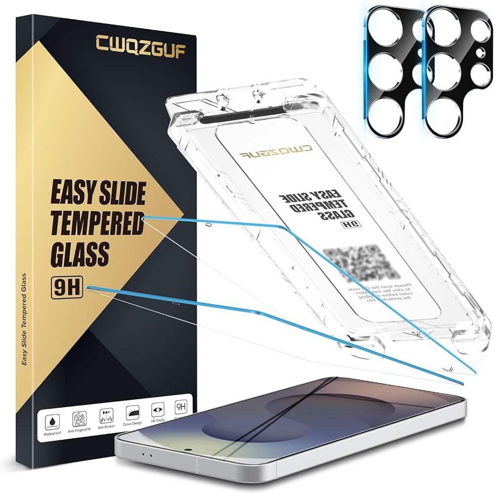 PARKER SLATER - [2+2 Pack] Galaxy S25 Ultra 5G Screen & Camera Lens Protector, HD Anti-Scratch, Bubble-Free - Clear