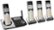 Angle Zoom. AT&T - CL83407 DECT 6.0 Expandable Cordless Phone System with Digital Answering System and Smart Call Blocker - Silver/Black.