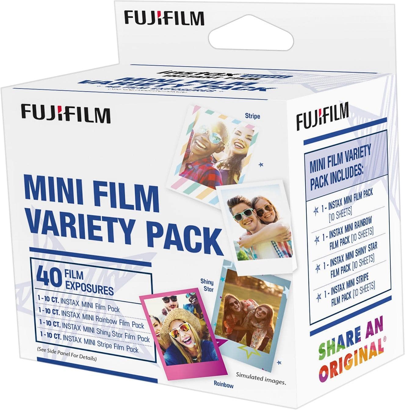 Angle. Fujifilm - instax mini Film Value Pack (40 Sheets) - Multi.