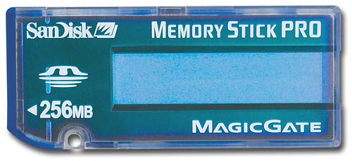SanDisk 256MB Memory Stick Pro Card 