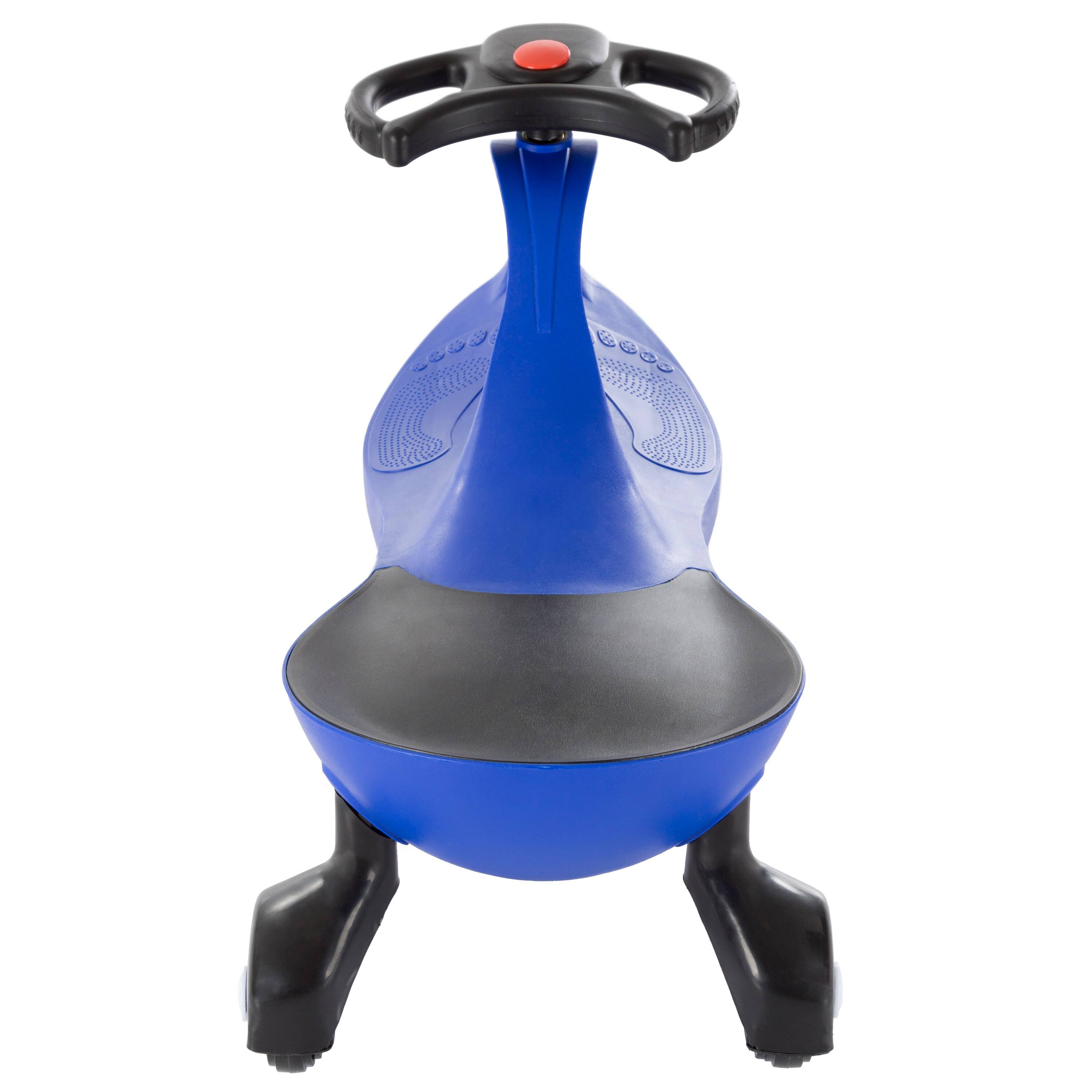 Angle. Lil Rider - Wiggle Car for Ages 3 and Up - Twist, Wiggle, and Go (Blue).