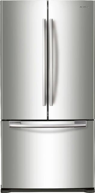 Samsung 19 4 Cu Ft French Door Refrigerator Stainless Steel Rf20hfenbsr Us Best Buy