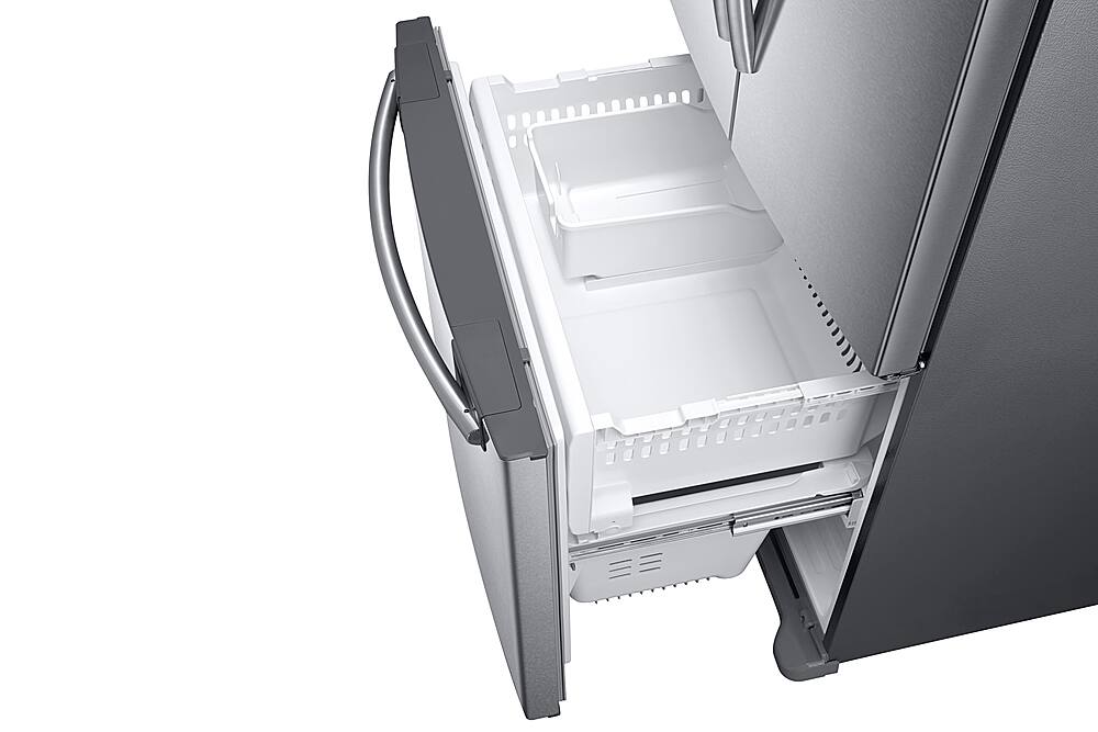 Alt View 5. Samsung - 19.4 Cu. Ft. French Door Refrigerator - Stainless steel.