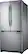 Left. Samsung - 19.4 Cu. Ft. French Door Refrigerator - Stainless steel.