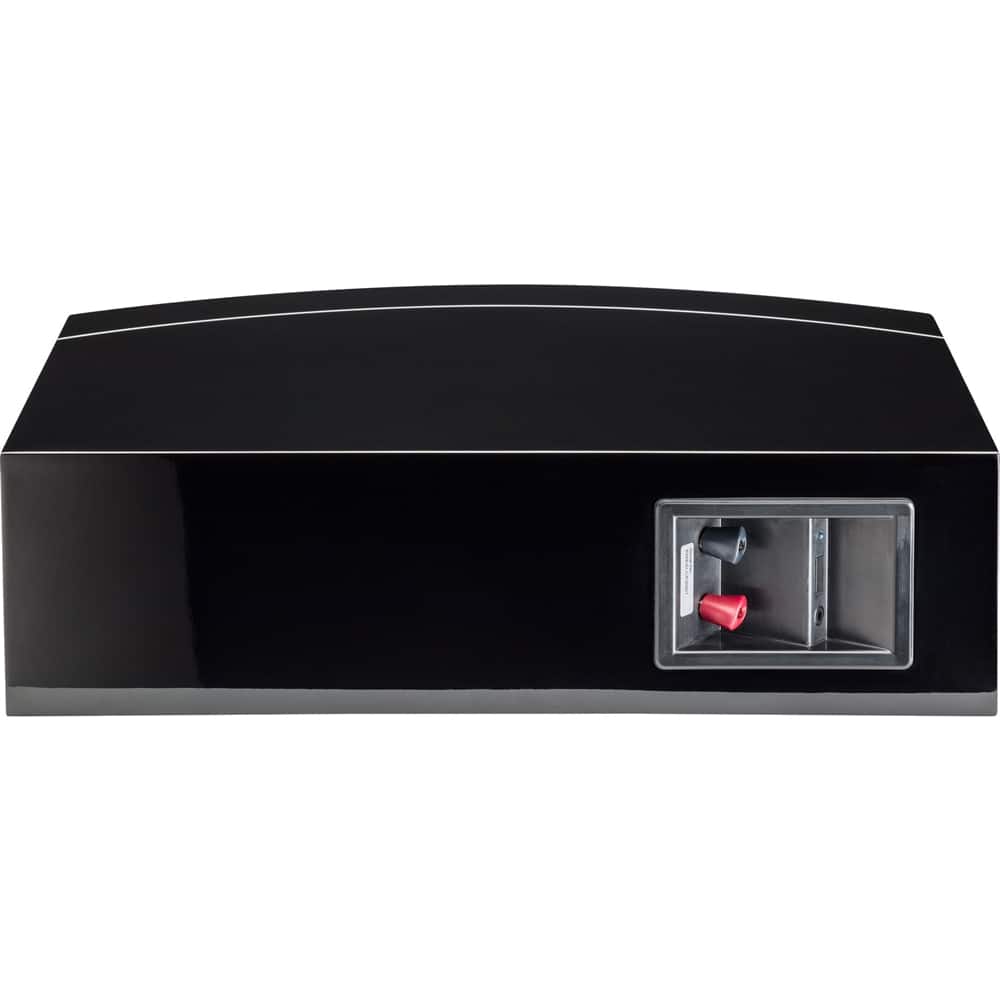 Back. MartinLogan - ElectroMotion Dual 5-1/4" Passive 3-Way Center-Channel Speaker - Gloss black.