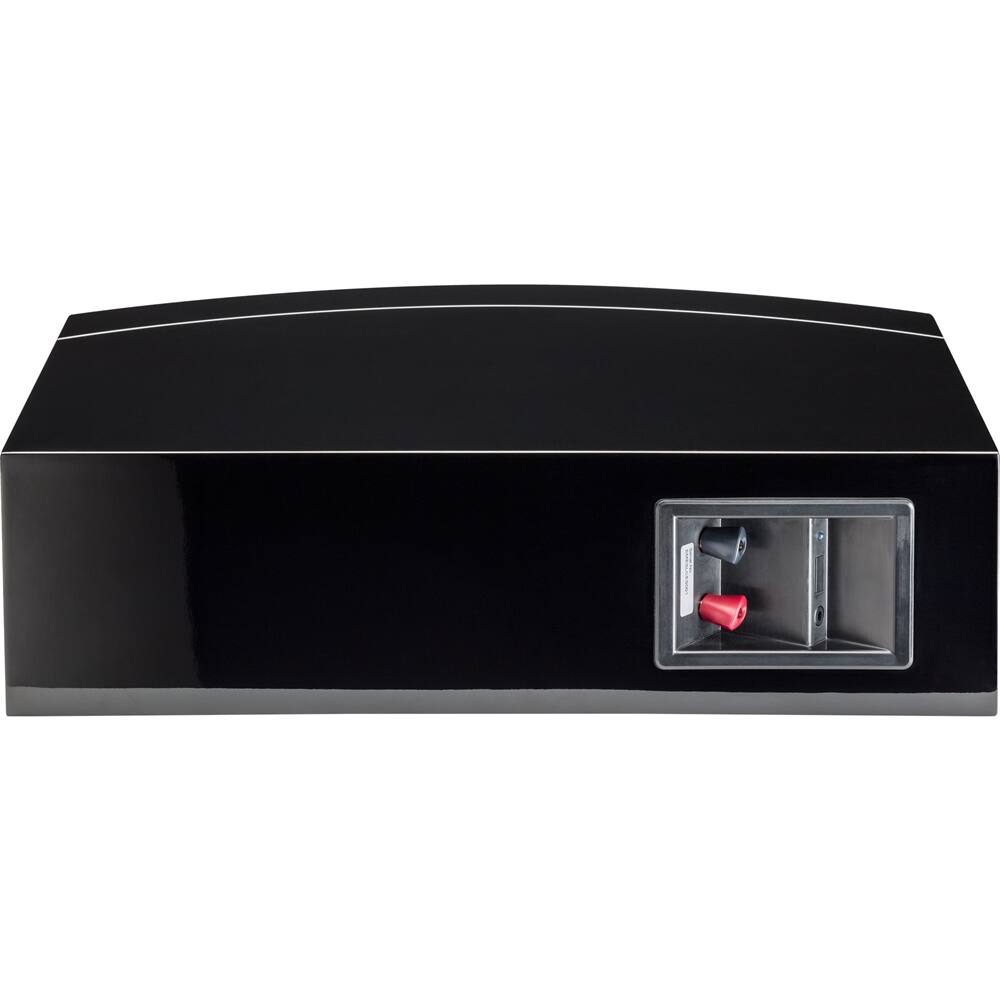 Back. MartinLogan - ElectroMotion Dual 5-1/4" Passive 3-Way Center-Channel Speaker - Gloss black.