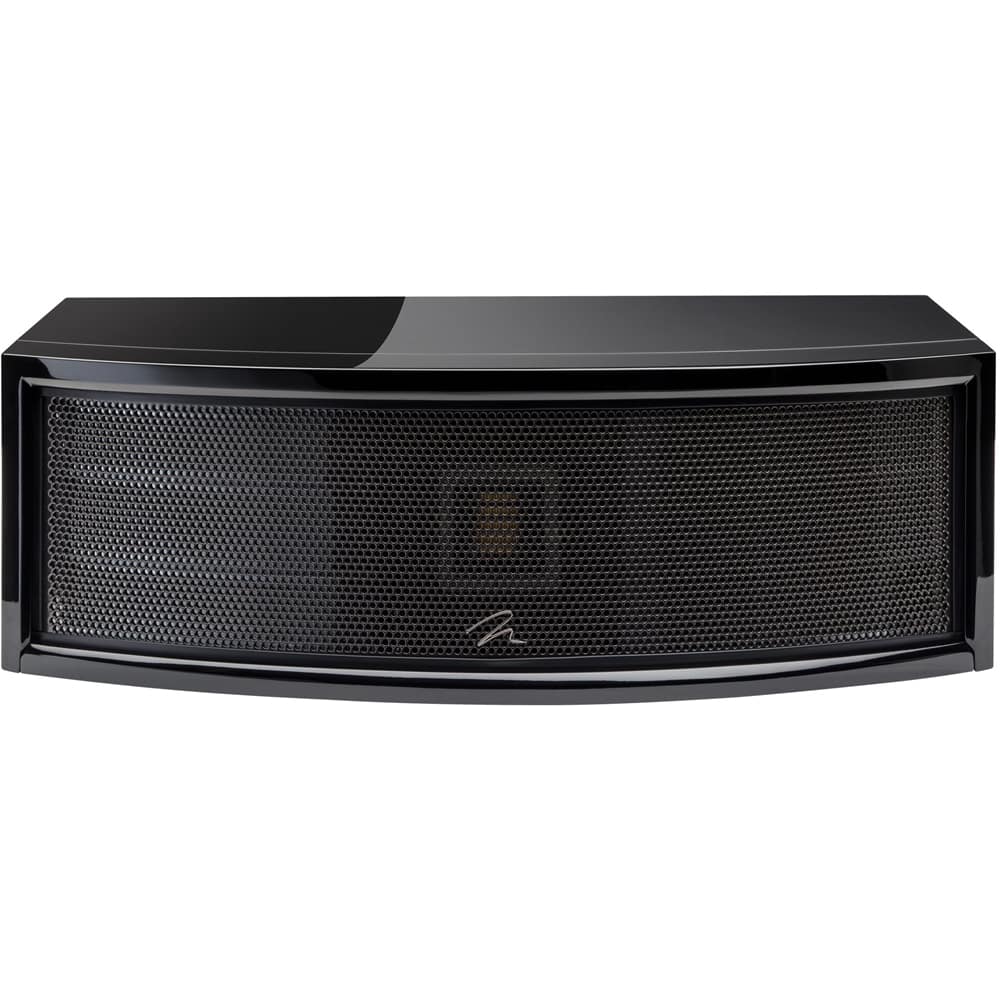 MartinLogan - ElectroMotion Dual 5-1/4" Passive 3-Way Center-Channel Speaker - Gloss Black - Front_Zoom
