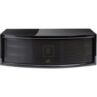 MartinLogan - ElectroMotion Dual 5-1/4" Passive 3-Way Center-Channel Speaker - Gloss black - Front_Zoom