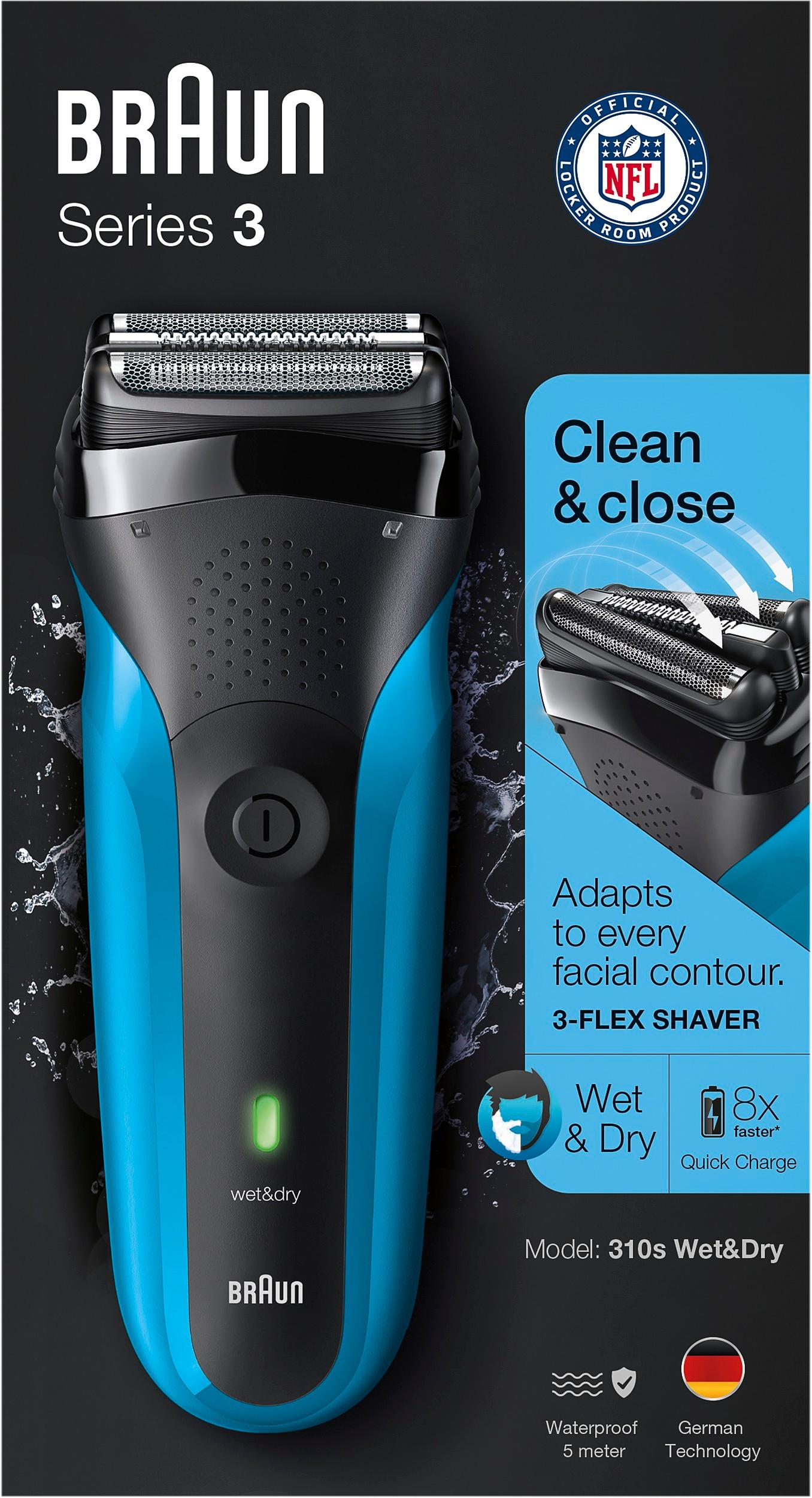 Best Buy: Braun Series 3 Wet/Dry Electric Shaver Blue 310S