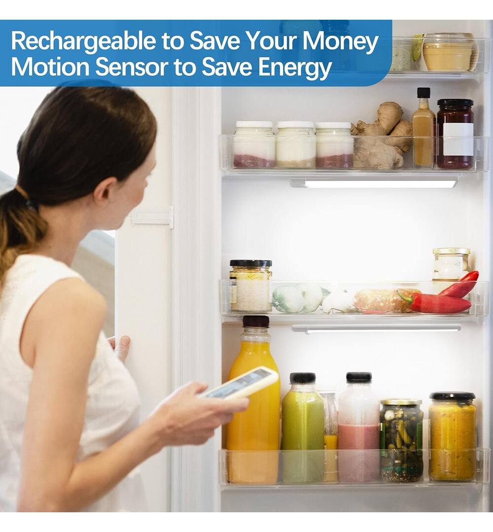 Rechargeable to Save Your Money  
Motion Sensor to Save Energy