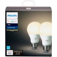 2-Pack Philips Hue White A19 Bluetooth Smart LED Bulb Deals