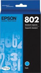 Epson - 802 Ink Cartridge - Cyan - Front_Zoom