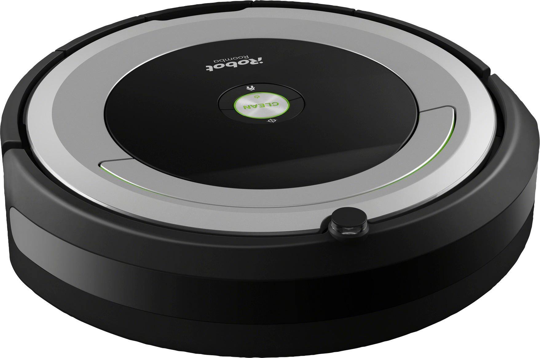 Alt View 16. iRobot - Roomba 690 App-Controlled Robot Vacuum - Black/Silver.