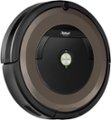 Angle Zoom. iRobot - Roomba 890 Wi-Fi Connected Robot Vacuum with Dual Mode Virtual Wall Barrier - Black/brown.
